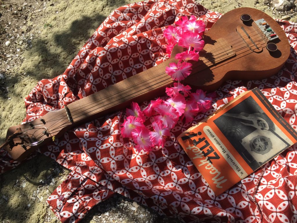 A 1950s Hawaiian lap steel guitar, made in the Netherlands Cosmic